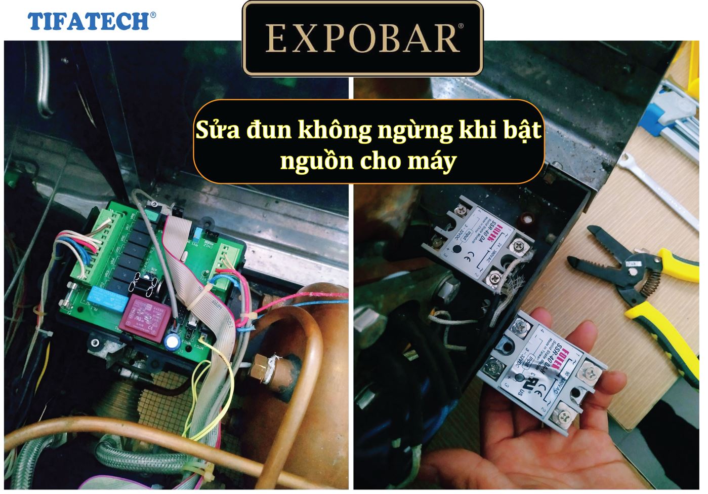 Sửa máy pha cà phê Expobar Đà Nẵng- Tifatech